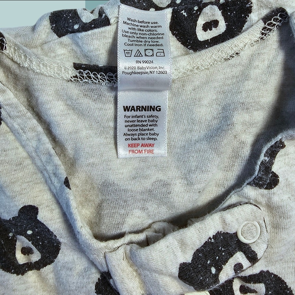 Yoga Sprout Infant Sleep Sack Sleeping Bag With Zipper Size 6-12 Months - Picture 3 of 7